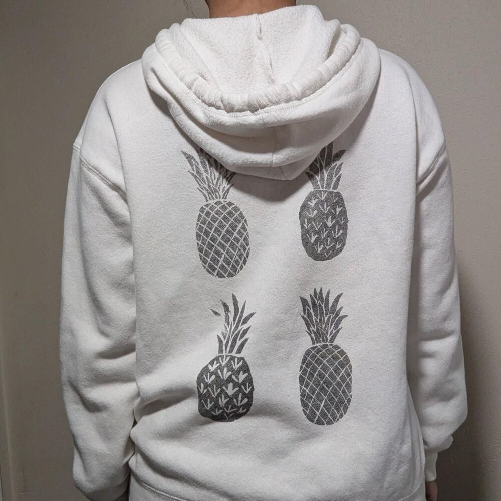 Billabong Women's White Pineapple Hoodie